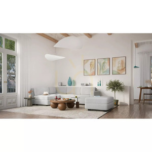GRACIA Modular Sofa – Single Module – City Sofa Gray small 6