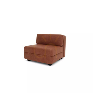 GRACIA Modular Sofa – Large Single Module – Terracotta Color by City Sofa small 3