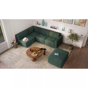 GRACIA Modular Sofa – Large Single Module – City Sofa Green small 6