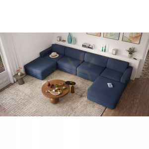 GRACIA Modular Sofa – Large Single Module – Dark Blue City Sofa small 12