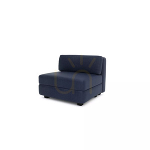 GRACIA Modular Sofa – Large Single Module – Dark Blue City Sofa small 3