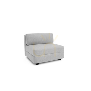 GRACIA Modular Sofa – Large Single Module – City Sofa Gray small 2