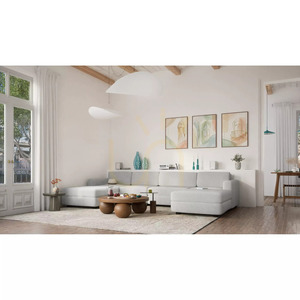 GRACIA Modular Sofa – Large Single Module – City Sofa Gray small 9