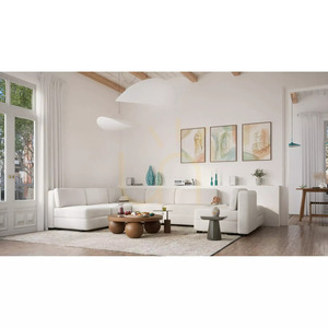 GRACIA Modular Sofa – Corner Module – Cream-Beige City Sofa small 9
