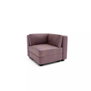 GRACIA Modular Sofa – Corner Module – Muted Pink Color by City Sofa small 2