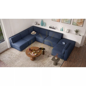GRACIA Modular Sofa – Corner Module – Dark Blue City Sofa small 8