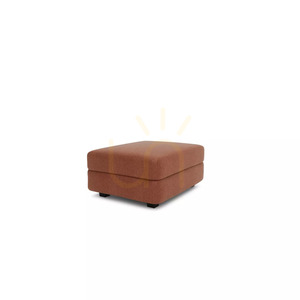 GRACIA Modular Sofa – Ottoman Module – Terracotta Color by City Sofa small 3