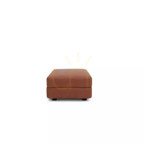 Check GRACIA Modular Sofa – Ottoman Module – Terracotta Color by City Sofa