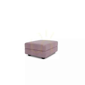 GRACIA Modular Sofa – Ottoman Module – Muted Pink Color by City Sofa small 3