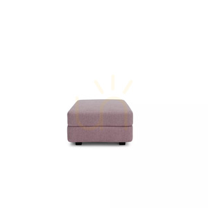 GRACIA Modular Sofa – Ottoman Module – Muted Pink Color by City Sofa small 0