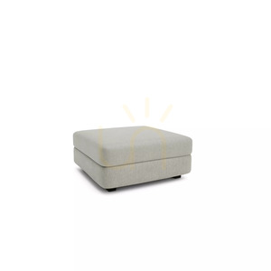 GRACIA Modular Sofa – Large Ottoman Module – Beige and Gray City Sofa small 2
