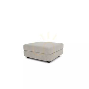 GRACIA Modular Sofa – Large Ottoman Module – Beige and Gray City Sofa small 3