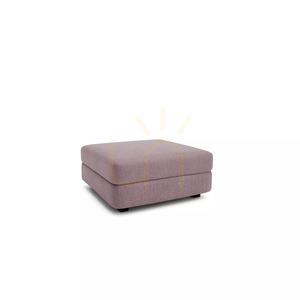 GRACIA Modular Sofa – Large Ottoman Module – Muted Pink Color by City Sofa small 2