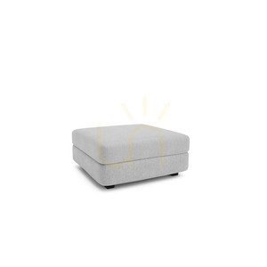 GRACIA Modular Sofa – Large Ottoman Module – City Sofa Gray small 2