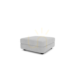 GRACIA Modular Sofa – Large Ottoman Module – City Sofa Gray small 3