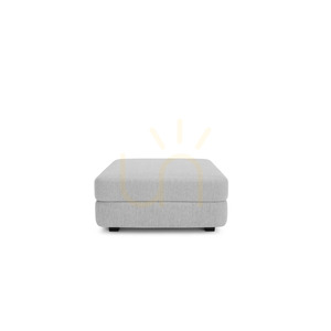 GRACIA Modular Sofa – Large Ottoman Module – City Sofa Gray small 0