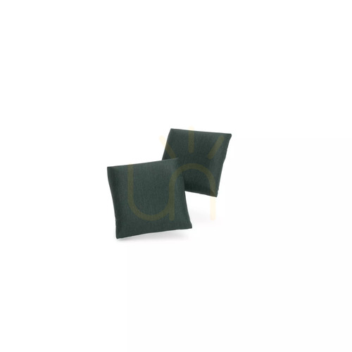 Check GRACIA Pillows, 45 x 45 cm – Set of 2 – Green City Sofa