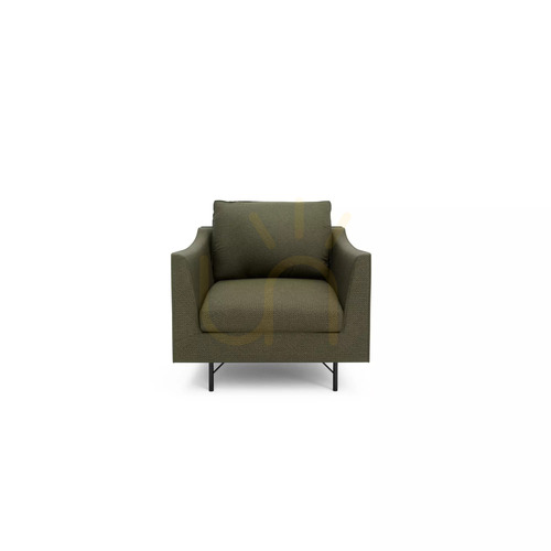 Check ALFAMA Armchair – Green City Sofa