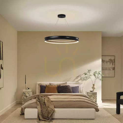 Check Larousse 100⌀ LED Pendant Light - Black, Brass - KICHLER