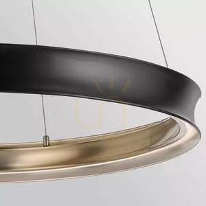 Larousse 100⌀ LED Pendant Light - Black, Brass - KICHLER small 4