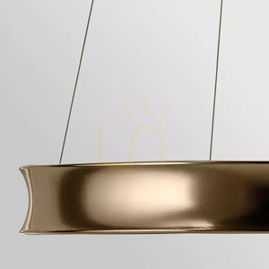 Larousse 75⌀ LED Pendant Light - Champagne Brown - KICHLER small 4
