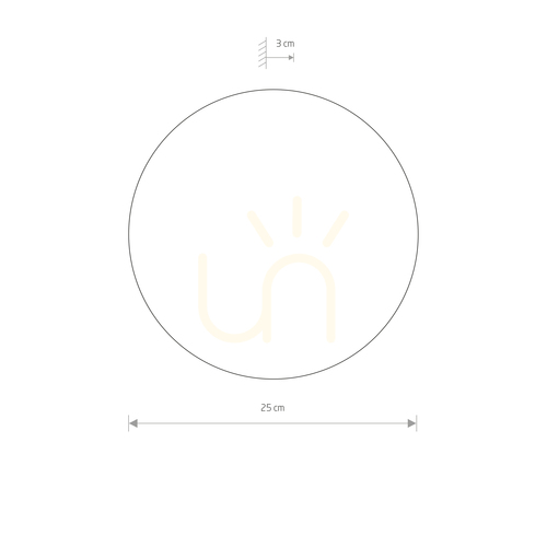 Check RING LED M 12655 Wall Sconce by Nowodvorski