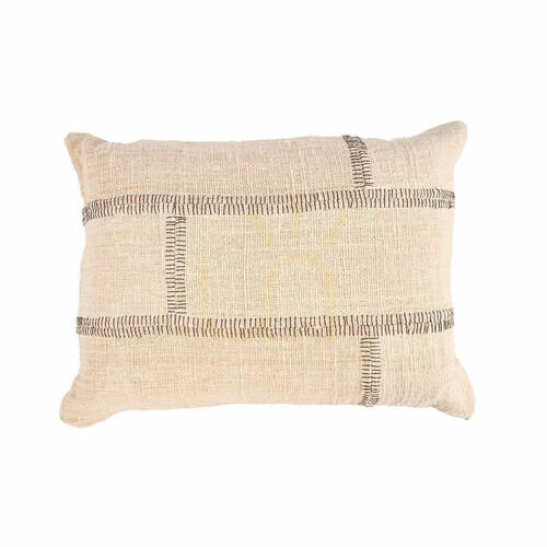 Check BAZAR BIZAR Cushion Cover Natural Cream Cotton 50x70 cm