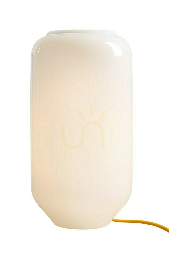 Aldex Flask Mimosa M Opal Glass Table Lamp 8500B21_M with Bulb