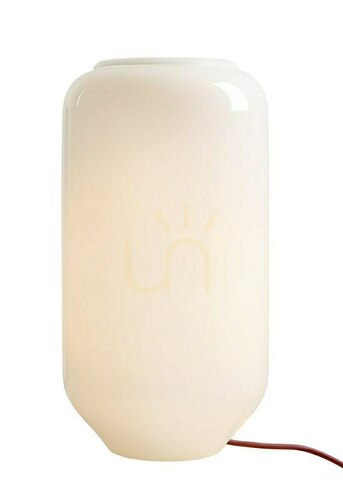 Check Aldex Flask Cherry M Opal Glass Table Lamp 8500B15_M with Bulb