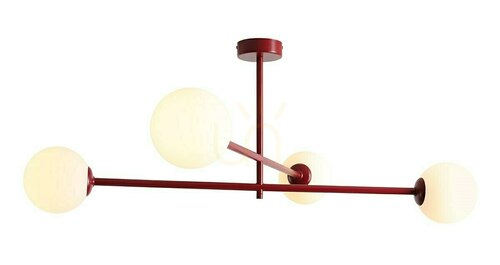 Check Pinne 4 Red Wine Ceiling Light ALDEX 1080PL_L15