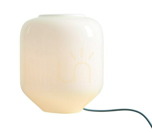 Check Aldex Flask Table L Sapphire Opal Glass Table Lamp 8500B31_L