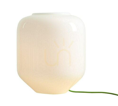 Check Aldex Flask Table L Sage Opal Glass Table Lamp 8500B32_L