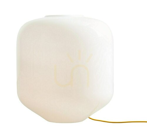 Check Aldex Flask Floor XL Mimosa opal glass floor lamp 8500B21_XL
