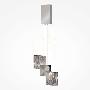 Maytoni Quadro Platinum LED Pendant Light, 5W, 3000K, MOD519PL-L8PT3K small 0