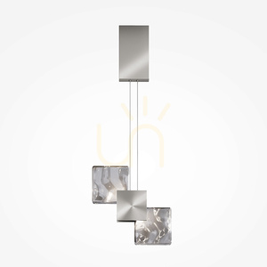 Maytoni Quadro Platinum LED Pendant Light, 5W, 3000K, MOD519PL-L8PT3K small 2