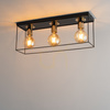 Sigma VOX 3 Black and Gold Ceiling Light 3xE27 55 cm 40704 small 1