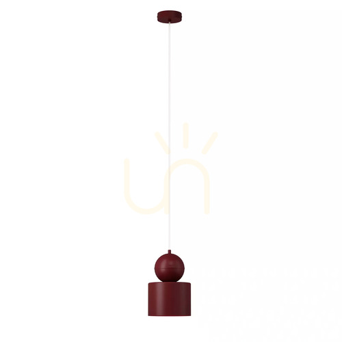 Check Pendant light Sigma MOSAIC B 1 burgundy 41660