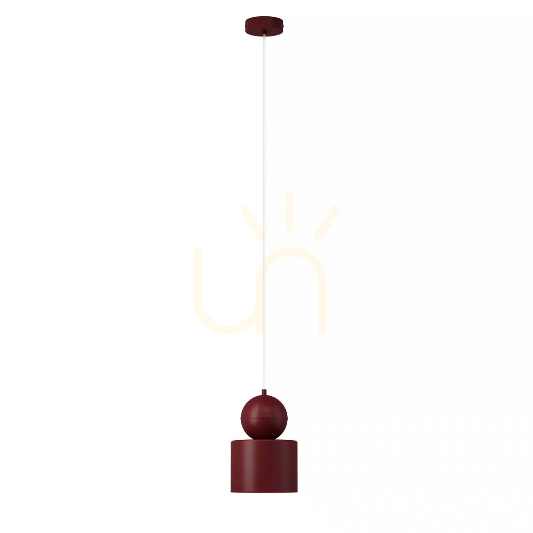 Check Pendant light Sigma MOSAIC B 1 burgundy 41660 Pendant light Sigma MOSAIC B 1 burgundy 41660