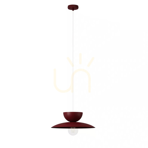 Check Pendant light Sigma MOSAIC C 1 burgundy 41699