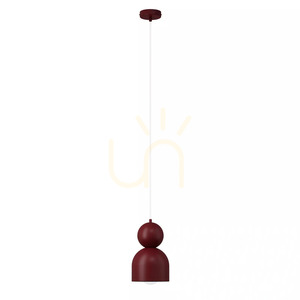 Pendant light Sigma MOSAIC D 1 burgundy 41793 small 0