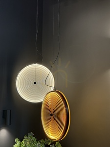 Pendant Lamp Nowodvorski AURA LED 12233 Transparent Amber 34.5 cm small 7