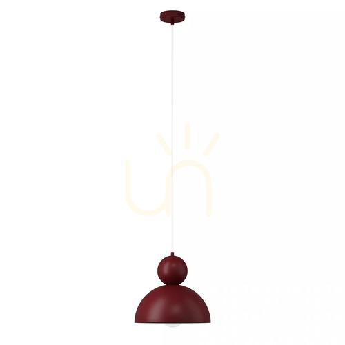 Check Pendant light Sigma MOSAIC F 1 burgundy 41801