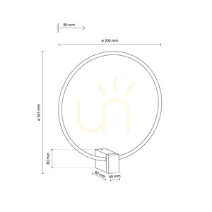 Vexa Black 6 W LED Wall Sconce small 8