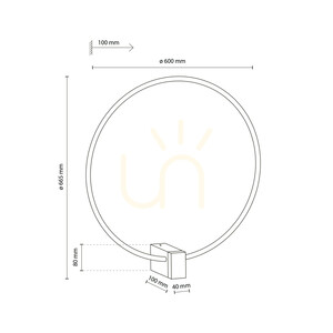 Vexa Brown 18 W LED Wall Sconce small 8