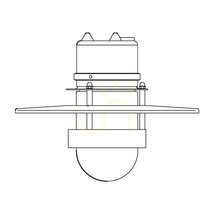 Check Bergen 271BD Gold E27 Outdoor Ceiling Light by NORLYS