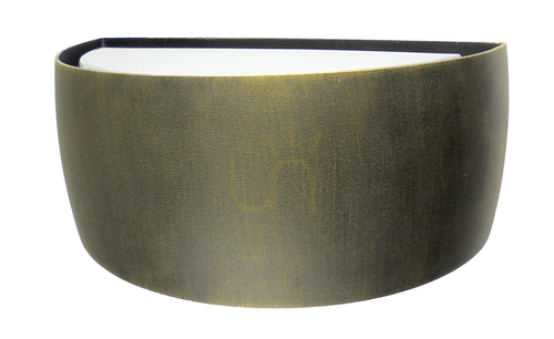 Check Vasa 120BD Outdoor Wall Sconce, Gold, E27, NORLYS