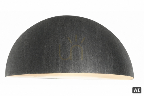 Check Paris 160BS outdoor wall light black with silver patina E27 IP43 Norlys