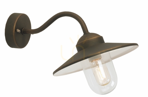 Check Karlstad 230CG Outdoor Wall Sconce, Gray, E27, NORLYS