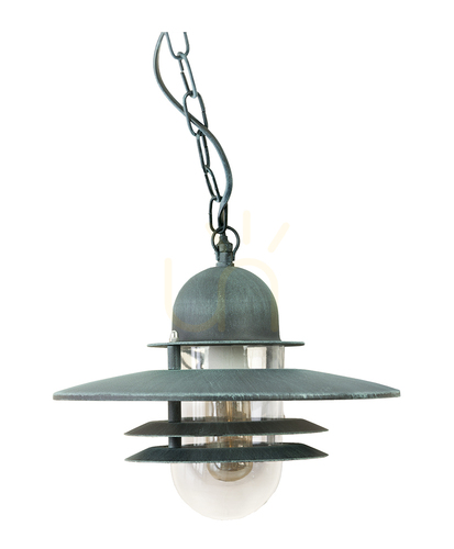 Check Oslo 240A/BG Green E27 NORLYS Outdoor Pendant Light