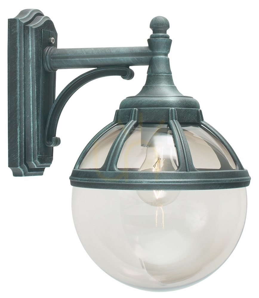 Bologna 310BG Green E27 NORLYS Outdoor Wall Sconce